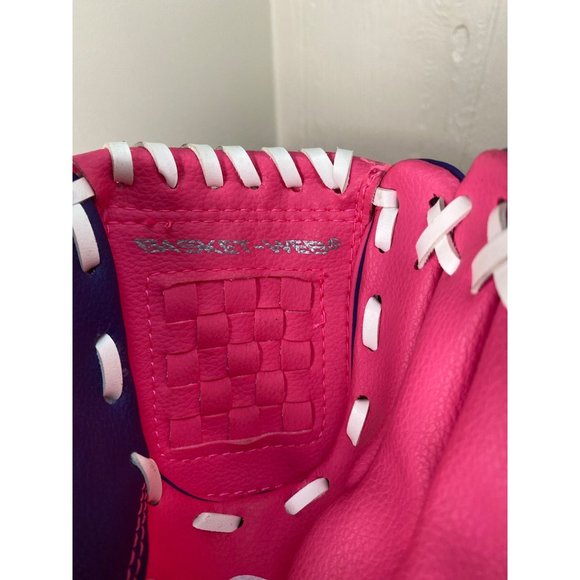 Rawlings Child’s Baseball Mitt Right Handed Player’s Series Pink Purple - Picture 5 of 5
